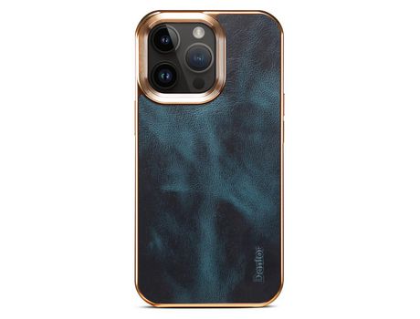 Capa para iPhone 12 Pro Max DENIOR Pele Sintética Azul