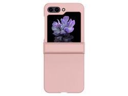 Capa para Samsung Galaxy Z Flip 5 5G Pele Sintética Rosa