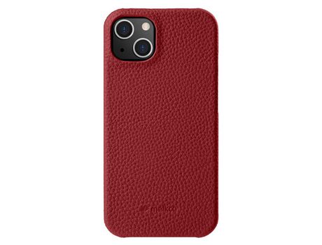 Capa para iPhone 14 Plus MELKCO Pele Sintética Vermelho