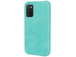 Capa para Samsung Galaxy A03 Pele Sintética Verde