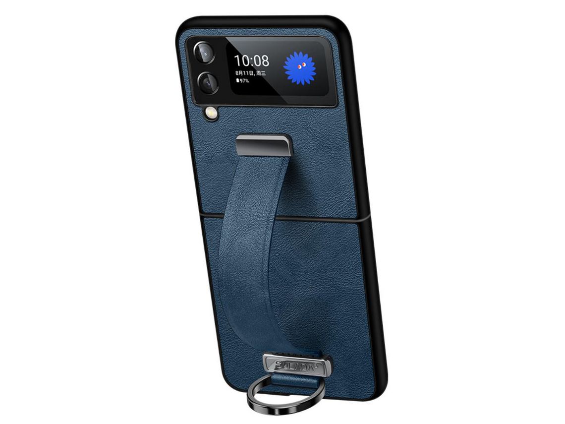 Capa para Samsung Galaxy Z Flip 4 5G SULADA Pele Sintética