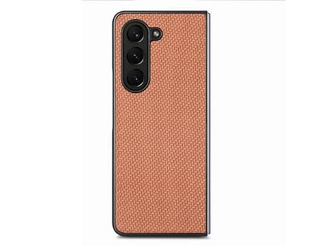 Capa para Samsung Galaxy Z Fold 5 5G JUNSUNMAY Castanho