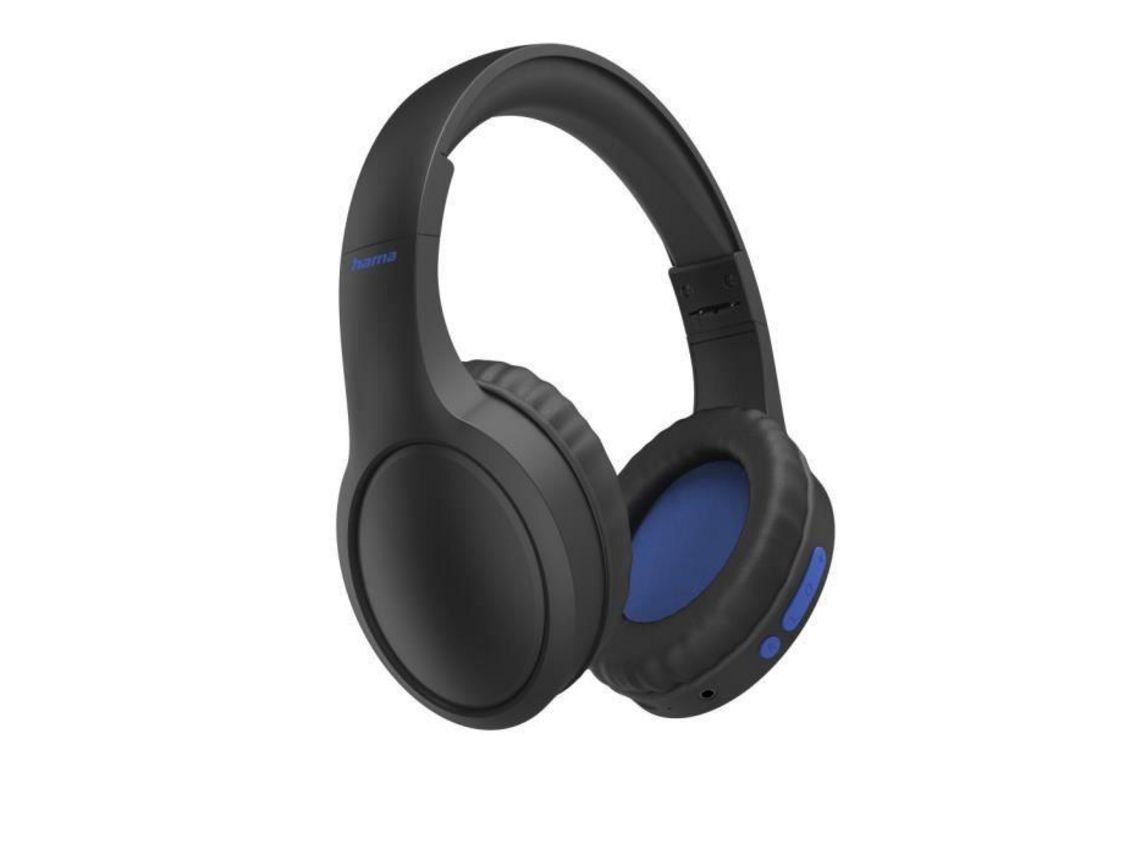 Auscultadores Bluetooth Anc ''Spirit Focused'' Over-Ear Bag Preto-Azul Ha