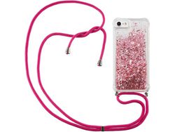 Correia Colar Líquido Brilhante para iPhone 7/6/8 HONGWE. Transparente