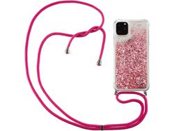 Correia Colar Líquido Brilhante Areia para iPhone 12 Pro Max HONGWE. Transparente