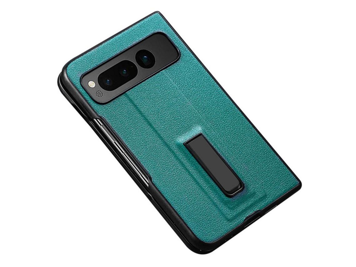 Capa para Google Pixel Fold Pele Sintética Verde