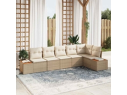 Vidaxl Conjunto De Sofá De Jardim 6 Unid. 6-número De Lugares