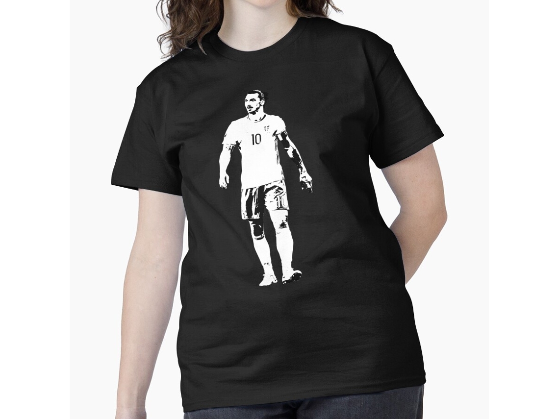 T-shirt Rockinstone Zlatan-ibra Classic Unisex For Football Fans-(xl)