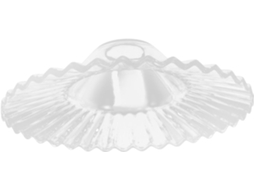Cúpula Decorativa Suspensa Em Vidro Verde Escuro Em Formato De Guarda-chuva, Com Cúpula Transparente, Compatível Com Luminárias Pendentes.