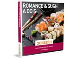 ODISSEIAS Pack Presente - Romance & Sushi a Dois | Experiência gourmet para 2 pessoas