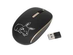 Mouse Sem Fio Type C Mudo 1200dpi Usb