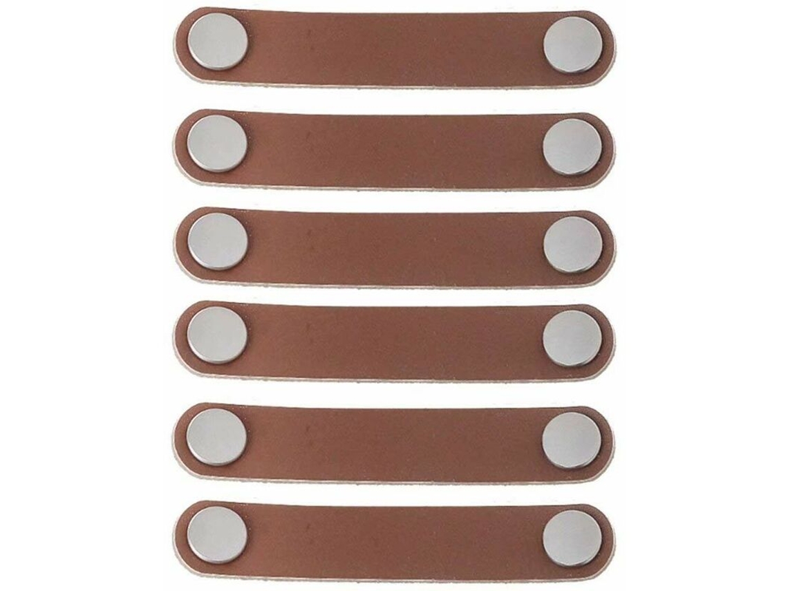 Puxadores Para Móveis, Conjunto De 6, Móveis Em Couro, 96 Mm, Estilo