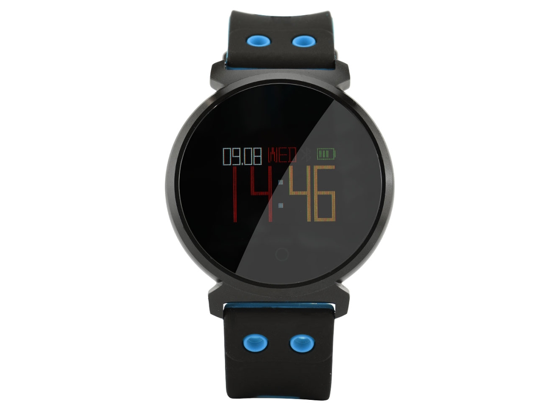 Pulseira e Relógio EOOCOO com Passômetro, Batimentos e Bluetooth