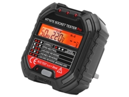 Laxiscreed Testador De Soquetes Com Display Lcd, Detecta Polaridade E Tensão De Forma Precisa