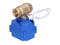 Válvula De Bola Elétrica Mini Laxiscreed Em Latão Com Rosca 1/2 Bsp Para Controlo Eficiente