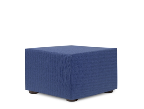 Capa de Pufes Bielástica EYSA (100 x 100 x 65 - Algodão - Azul)