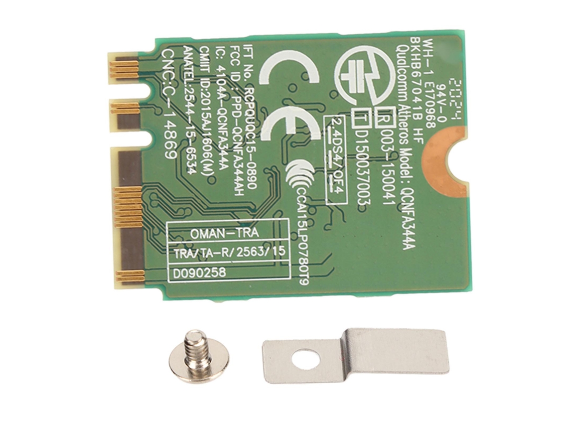 Placa De Rede M.2 Ngff Nfa344a 867 Mbps Bt4.1 Plug And Play 2,4 Ghz 5 Ghz Adaptador Wifi Ac Sem Fio De Dupla Frequência Slowmoose