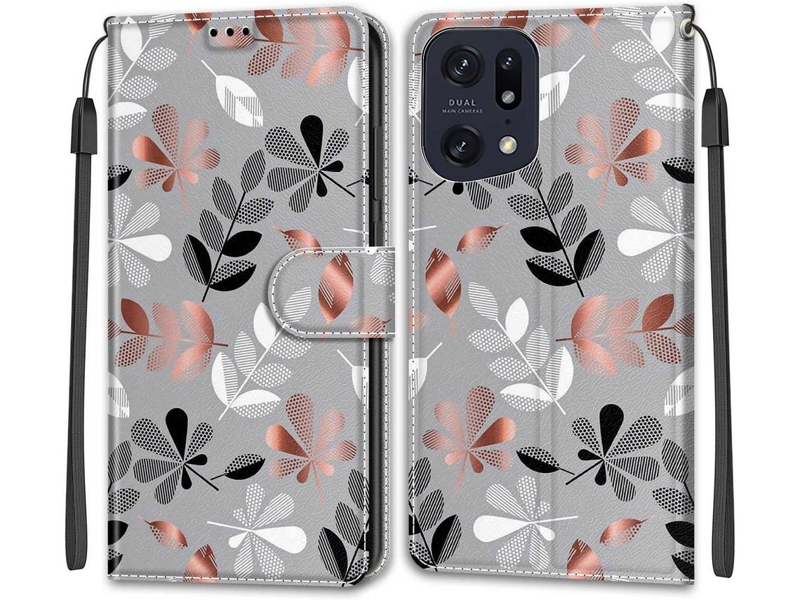Capa Fólio para Oppo Find X5 Pro HONGWE.