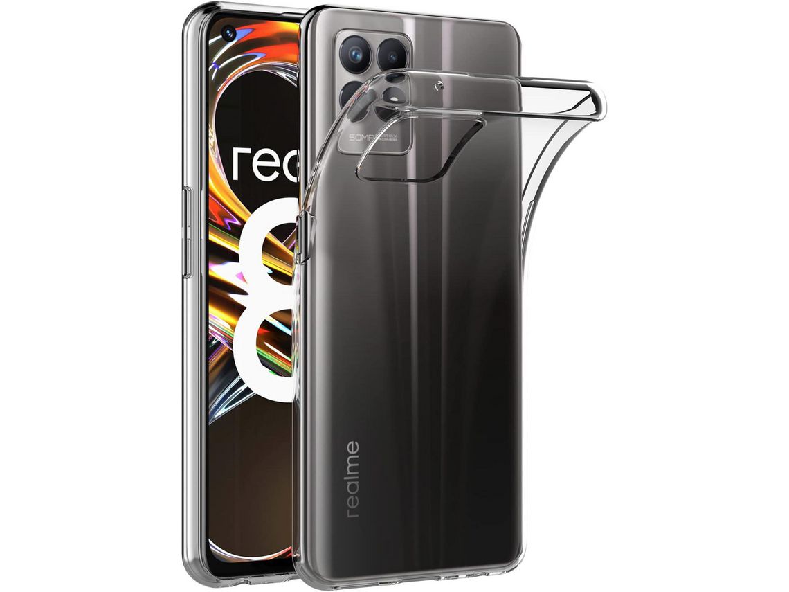 Capa para Compatível Com Realme 8I HONGWE. Silicone Transparente
