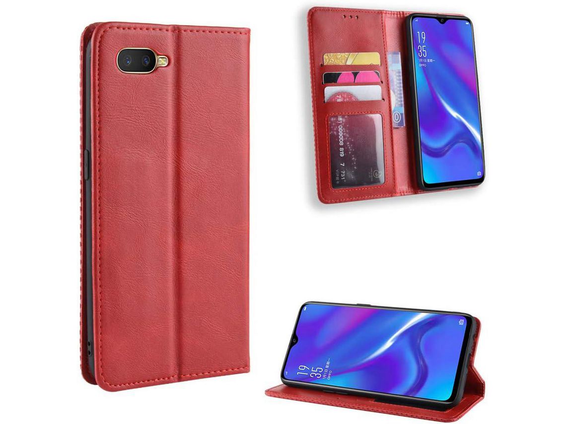 Capa para Oppo K1 HONGWE. Vermelho