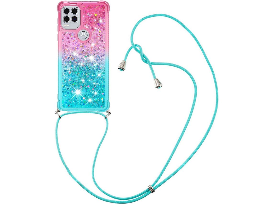 Caneta Stylus Colar Líquida Strass para Moto G Stylus 5G HONGWE. Silicone Bege