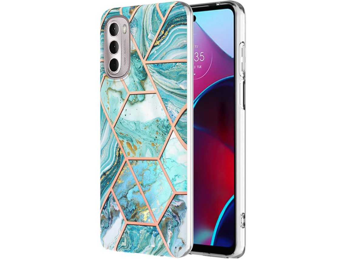 Caneta Stylus Inteligente Adorável Costura Marmorizada Fofa para Moto G Stylus HONGWE.