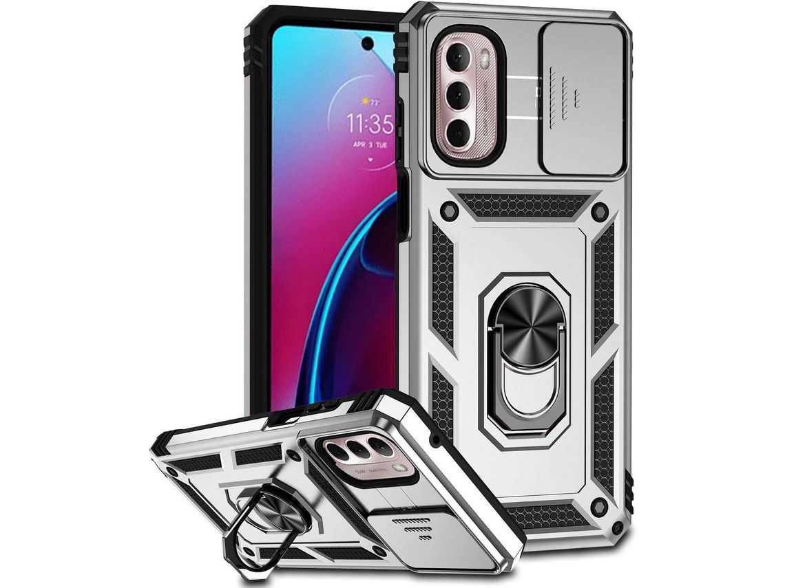 Caneta Stylus Anel Giratório Deslizante para Moto G Stylus HONGWE. Anti-Choque