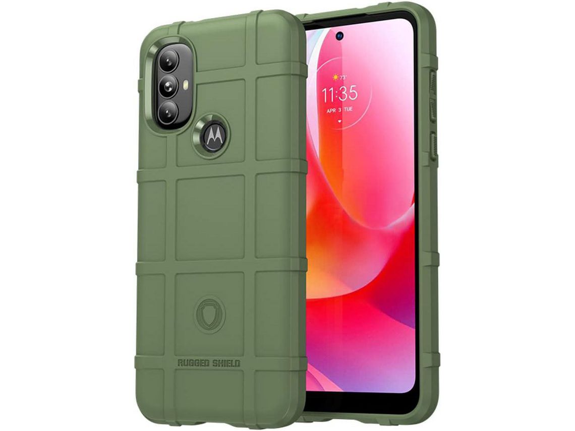 Caneta Stylus Proteção para Moto G Stylus HONGWE. Pele Sintética Anti-Choque Verde
