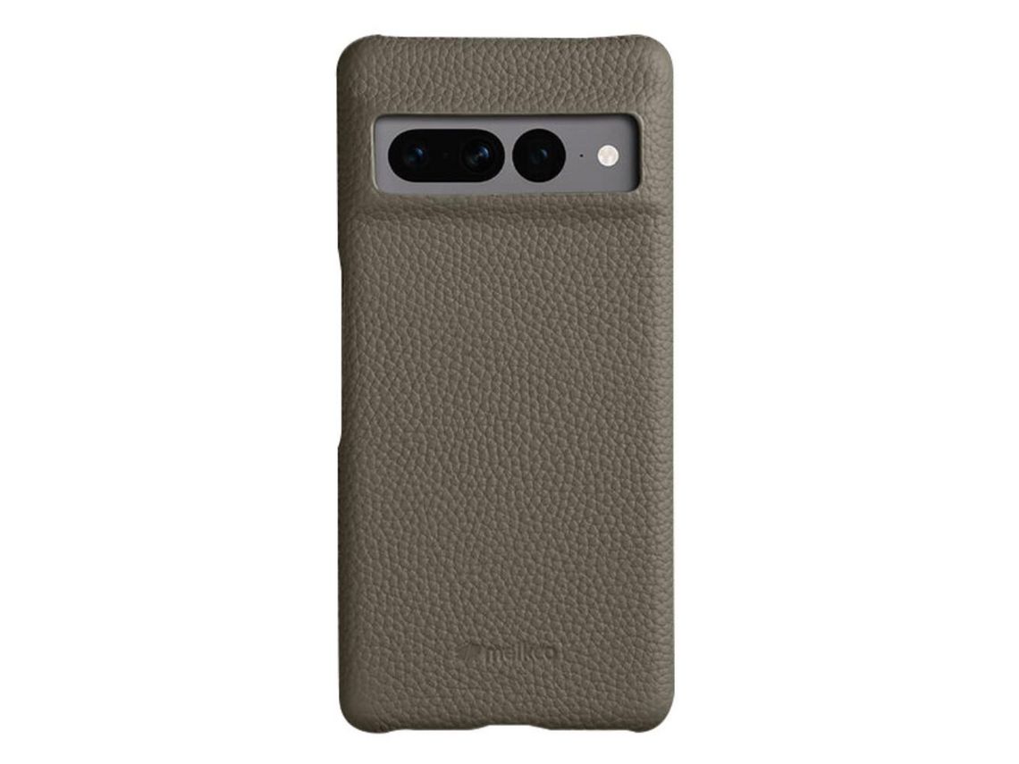 Capa para Google Pixel 7 Pro MELKCO Pele Sintética Cinzento
