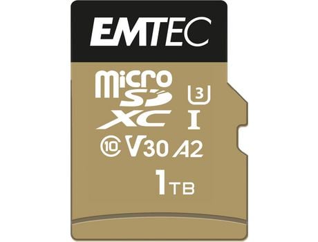 Cartão de Memória EMTEC (1000 GB - 100 MB/s)
