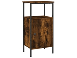 Mesa de Cabeceira Derivados de Madeira Carvalho Fumado MAISON EXCLUSIVE (41x31x80 cm)
