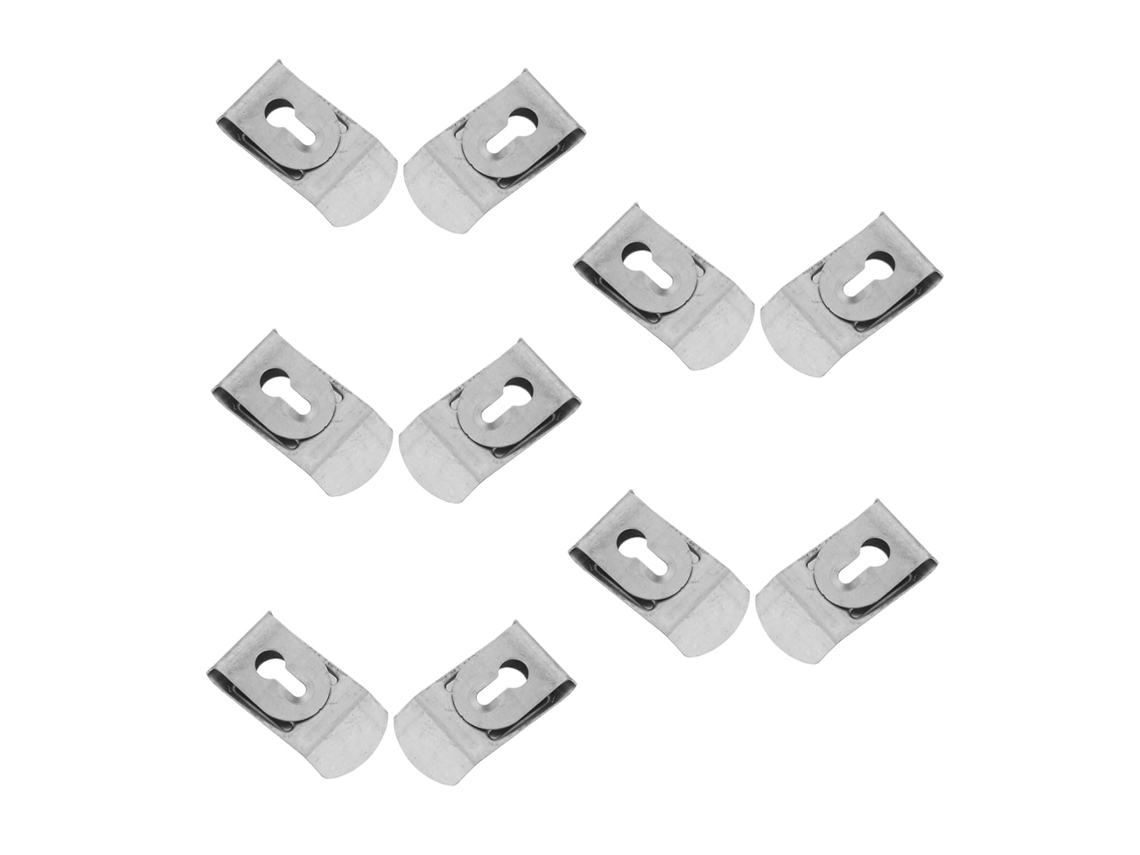 Suporte Resistente E De Fácil Instalação Com 10 Clipes Aço Inoxidável