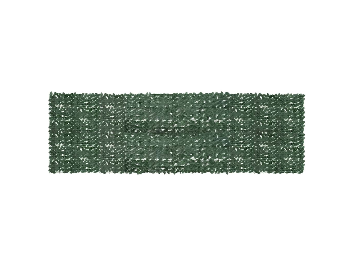 Vidaxl Tela De Varanda Com Folhas Verde-escuras 500x150 Cm