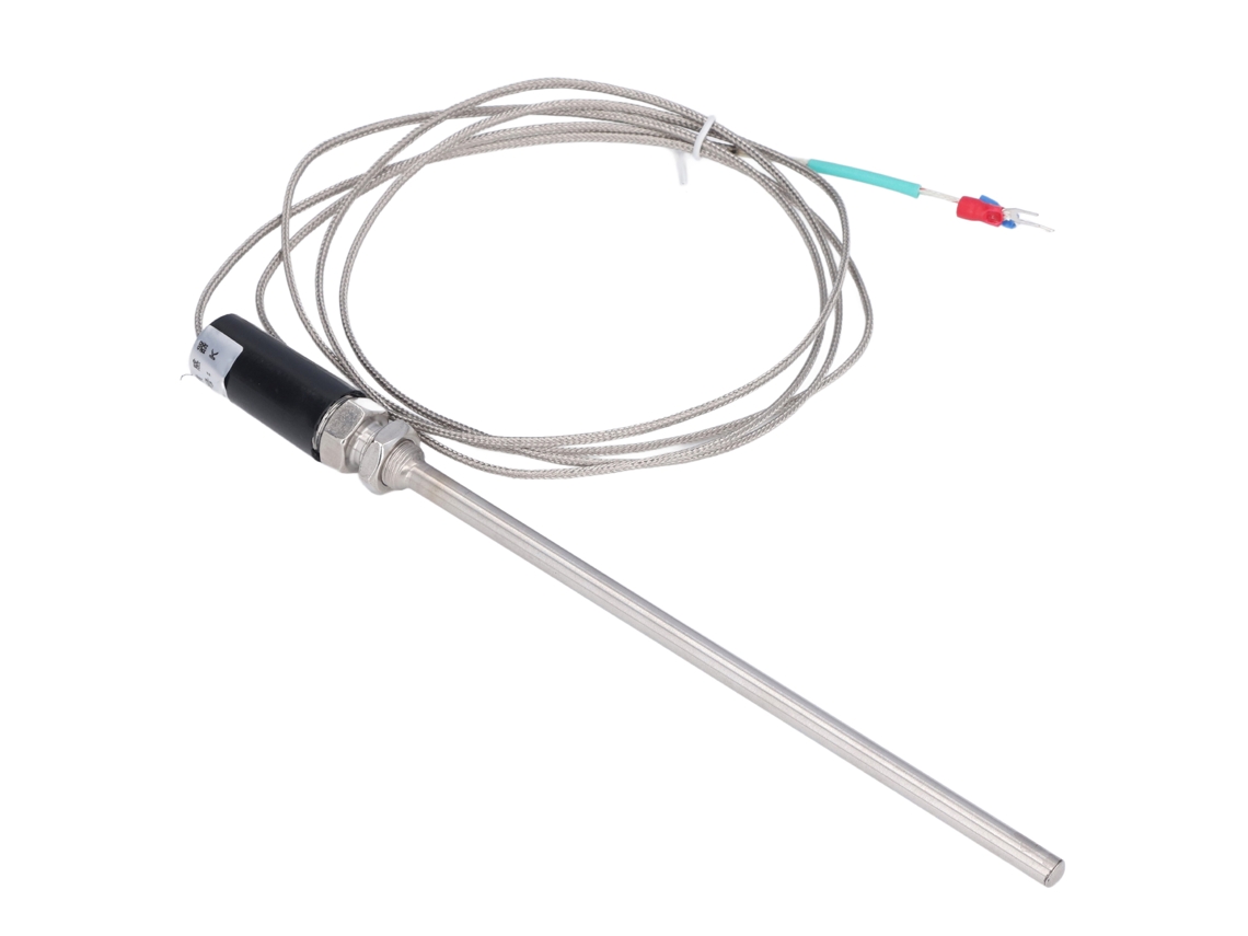 Sonda de Sensor de Temperatura do Termopar Tipo K com Cabo Blindado 0‑800℃ 200mm Wrnt‑01