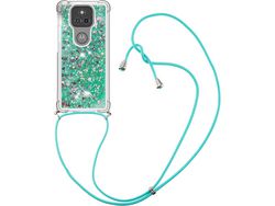 Correia Colar Líquido Brilhante para Moto G Play HONGWE. Anti-Choque Transparente
