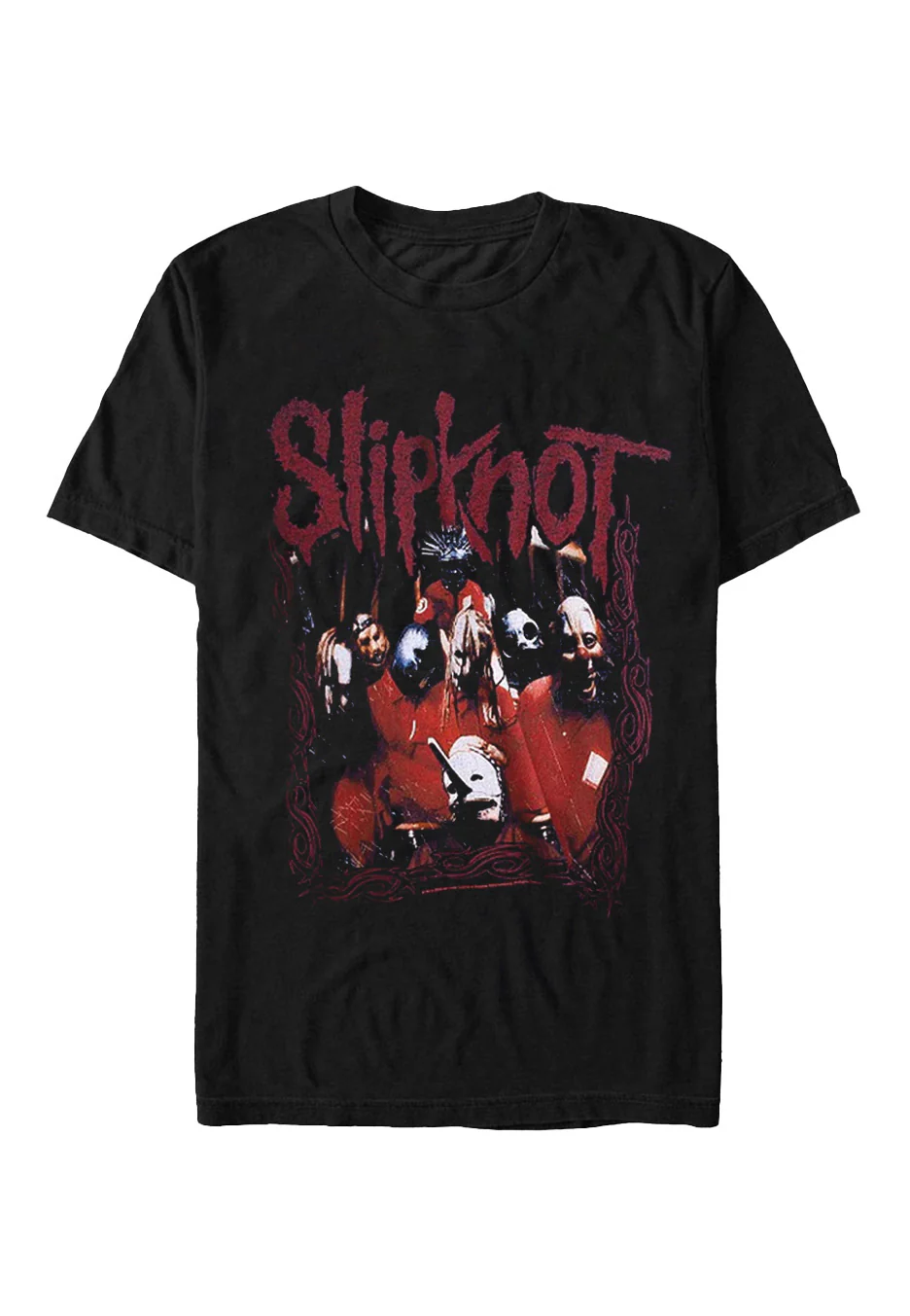 Size:xxl Rockinstone Slipknot - Band Frame - T-shirt Unisex Adults