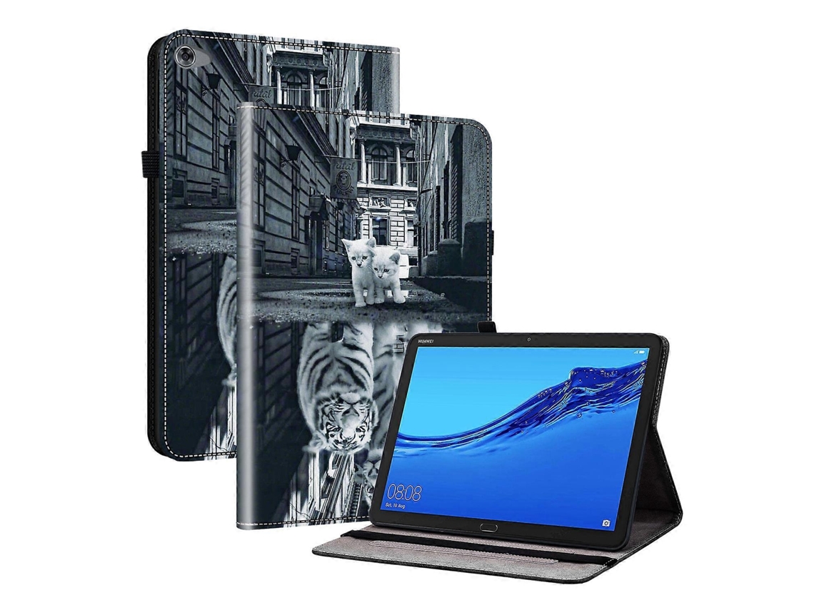 Capa para tablet inteligente em couro pintado com textura de cristal Webake