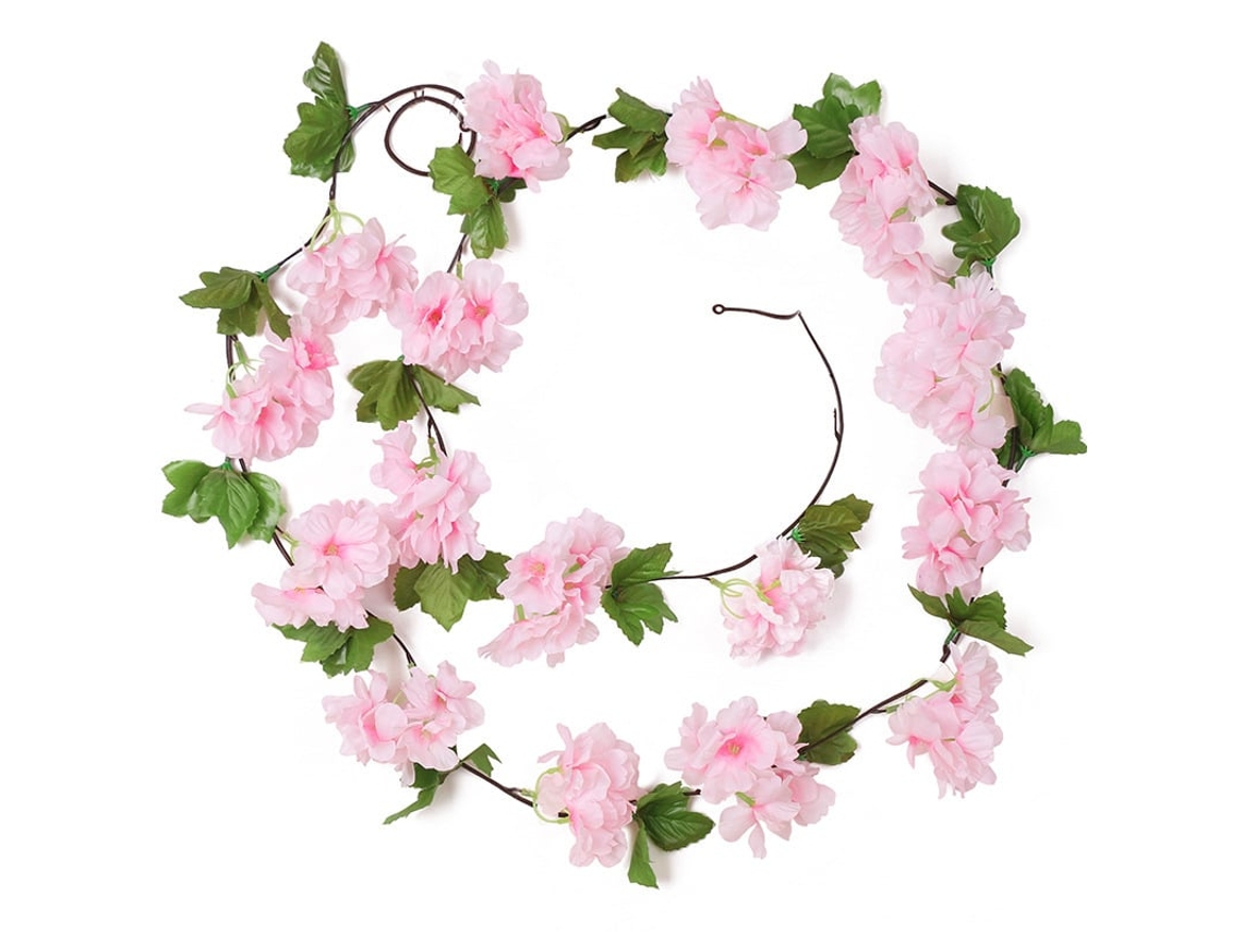 1 Peça de 180 Cm Flores Artificiais Videira Cerejeira, Planta Artificial de Hera Masculina BRILVIBERA