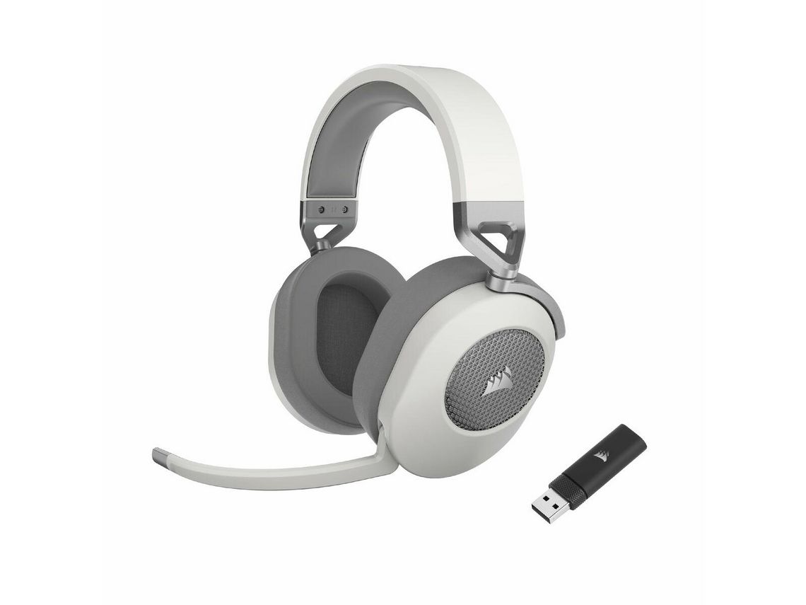 Auriculares com Microfone CORSAIR Hs65 Branco