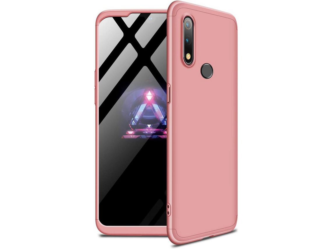 Capa para Realme 3/Realme 3I(6.2) HONGWE. Vidro Temperado Rígida
