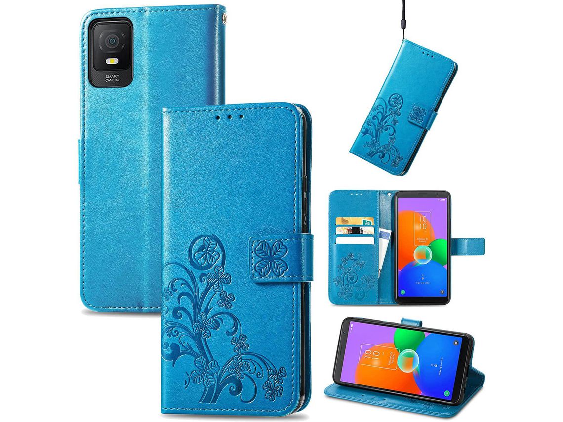 Capa Fólio para Tcl 403 HONGWE. Multicor