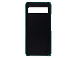Capa para Google Pixel 6A Pele Sintética Verde