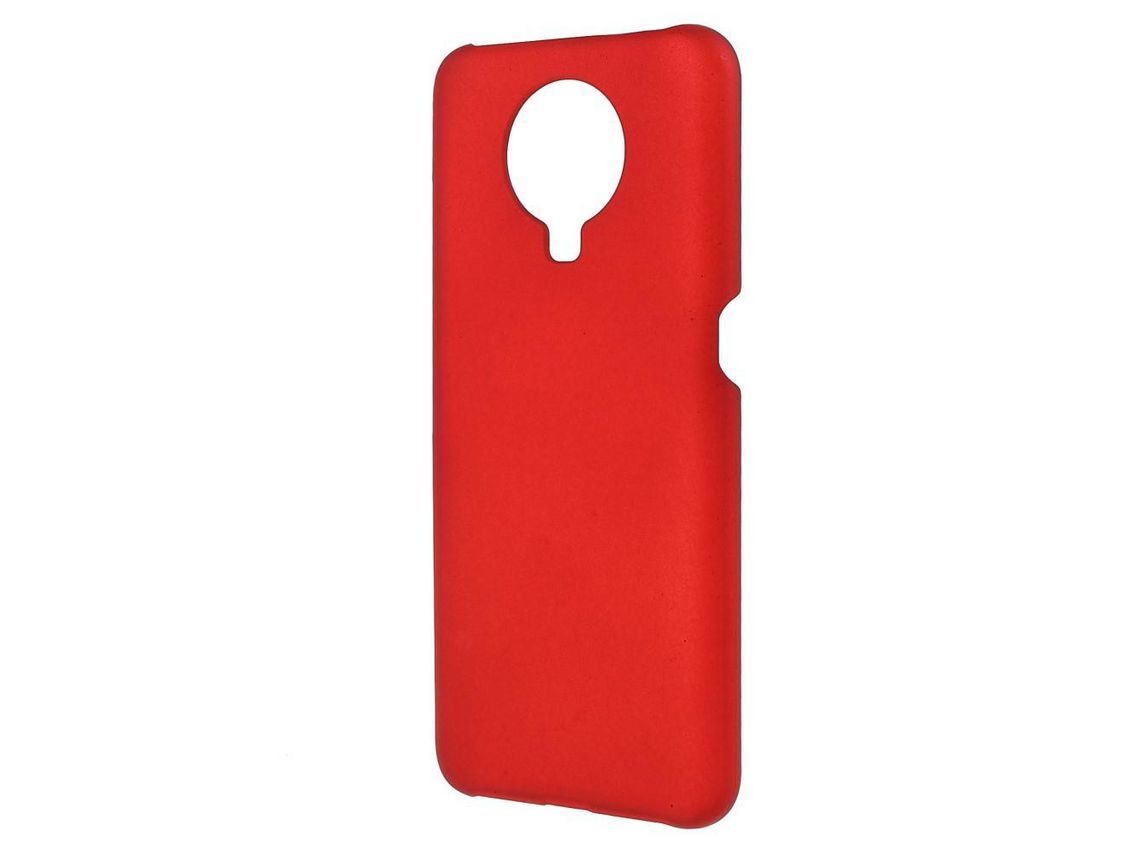 Capa para Nokia G10 Pele Sintética Vermelho