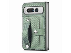 Capa para Google Pixel Fold com Porta-Cartões Verde