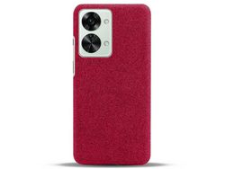 Capa para Oneplus Pele Sintética Vermelho
