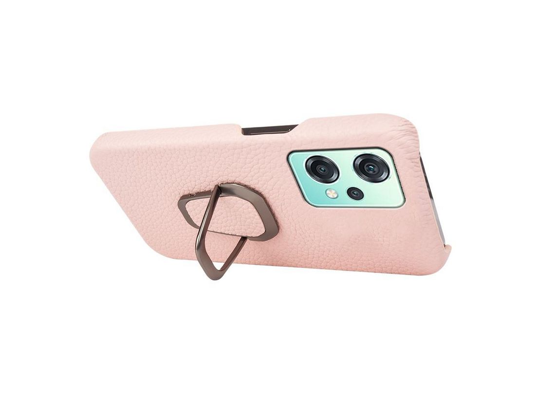 Capa para Oneplus Pele Sintética Anti-Choque Anti-Riscos Rosa