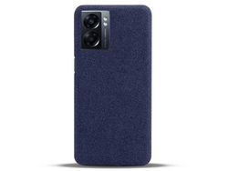 Capa para Oppo Pele Sintética Azul