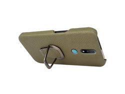 Capa para Nokia 2.4 Pele Sintética Anti-Riscos Verde