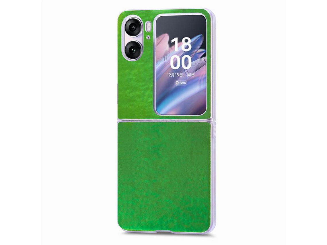 Capa para Oppo Pele Sintética Verde