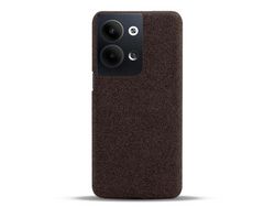 Capa para Oppo Pele Sintética Anti-Choque Castanho